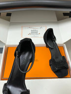HM Joy Sandal 70 Black in Suede 593806