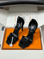 HM Joy Sandal 100 Black in Suede 593803