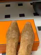 HM Lissa Chelsea Boots 70 Light Brown in Suede 593785