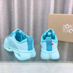 Loewe 2025 x On Cloud Solo Running Sneakers Blue Nylon Calfskin 597427