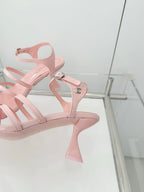 Chanel Cruise 26 Sandal 70mm Pink Lambskin 597354
