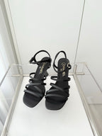 CC Cruise 25/26 Sandal 95mm Black Lambskin 597353