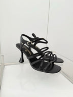 CC Cruise 25/26 Sandal 95mm Black Lambskin 597353