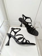 CC Cruise 25/26 Sandal 95mm Black Lambskin 597353