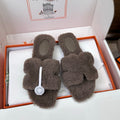 HM Oran Sandal Taupe Wool 598205