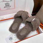 HM Oran Sandal Taupe Wool 598205