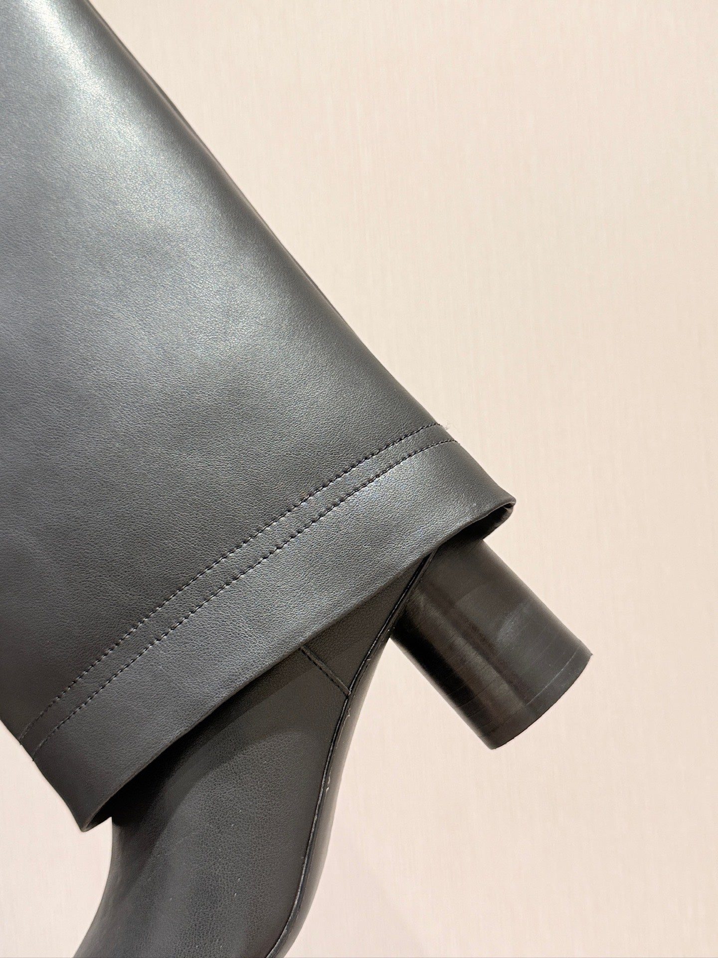 Chanel 26 Newest Runway Style Riding Black Boots in Cowhide 598318