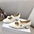 CD Mary Jane High Heels 40 White in Patent leather 598179