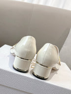 CD Mary Jane High Heels 40 White in Patent leather 598179