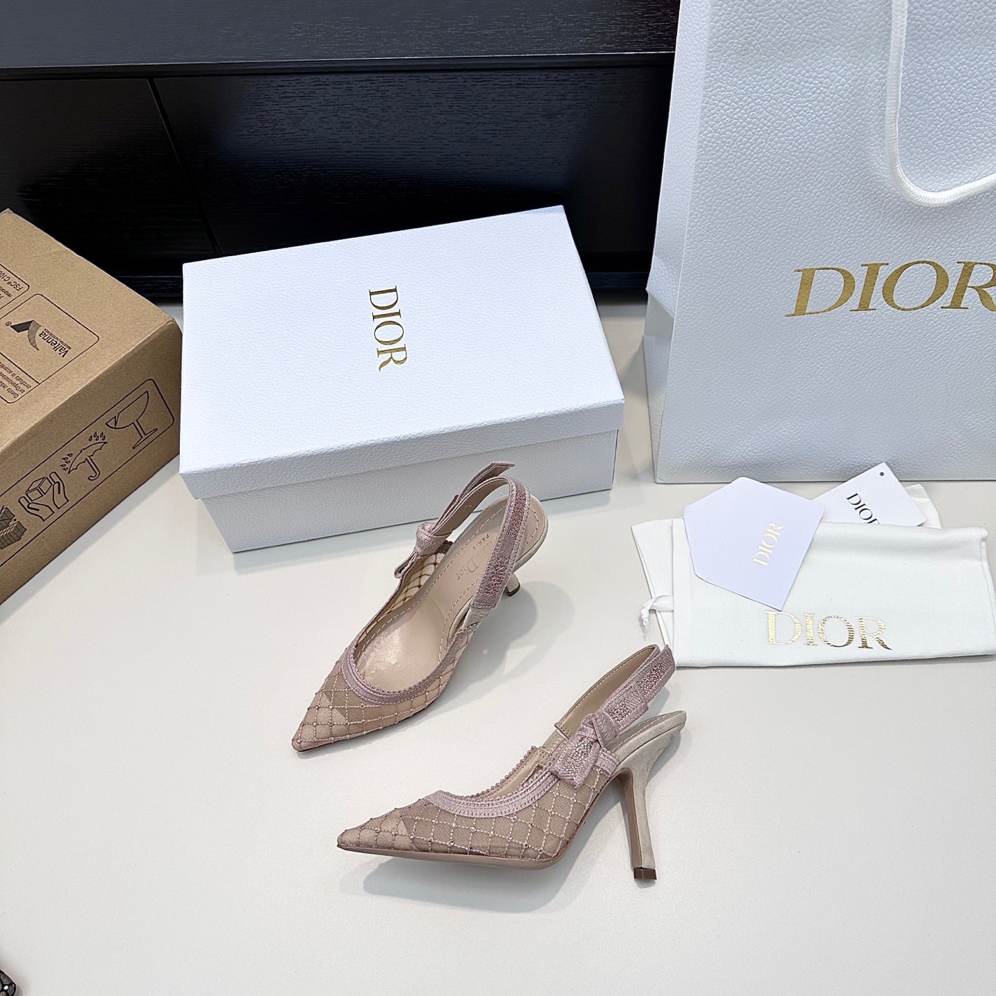 Dior J'Adior Slingback High-Heel 65 Pink in Sheepskin 598142