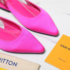 LV 26ss Legacy Slingback Flats Pink in Cowhide 600637