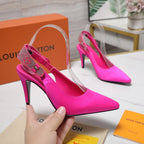 LV 26ss Legacy Slingback Pumps 95 Pink in Cowhide 600645
