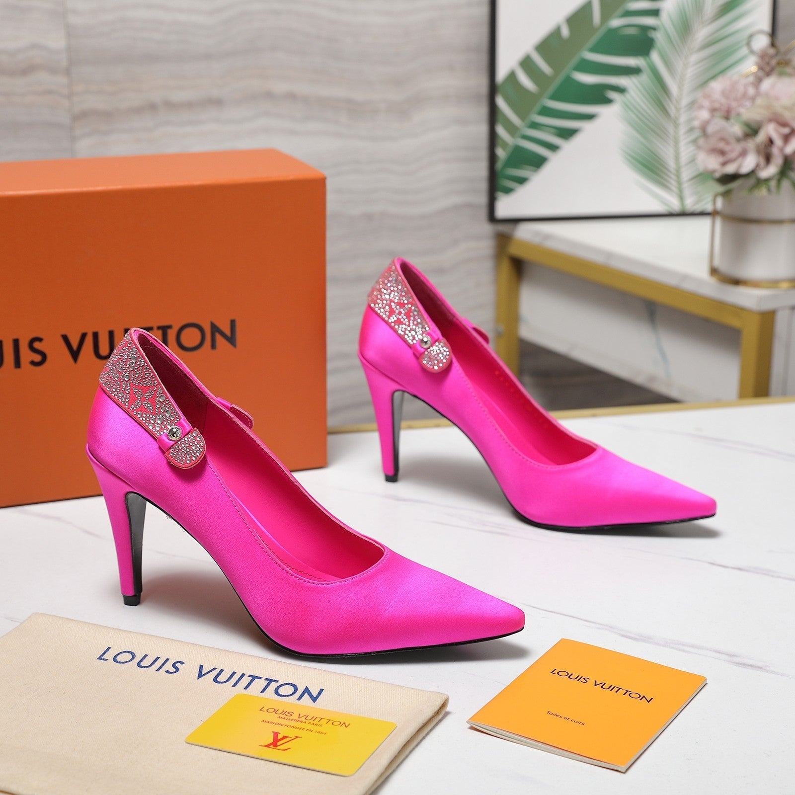 LV 26ss Legacy Pumps 95 Pink in Cowhide 600649