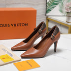 LV 26ss Legacy Pumps 95 Monogram Brown in Cowhide 600651