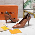 LV 26ss Legacy Pumps 95 Monogram Brown in Cowhide 600651