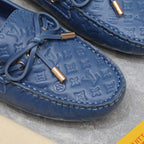 LV Gloria Loafer Blue Cowhide 600750