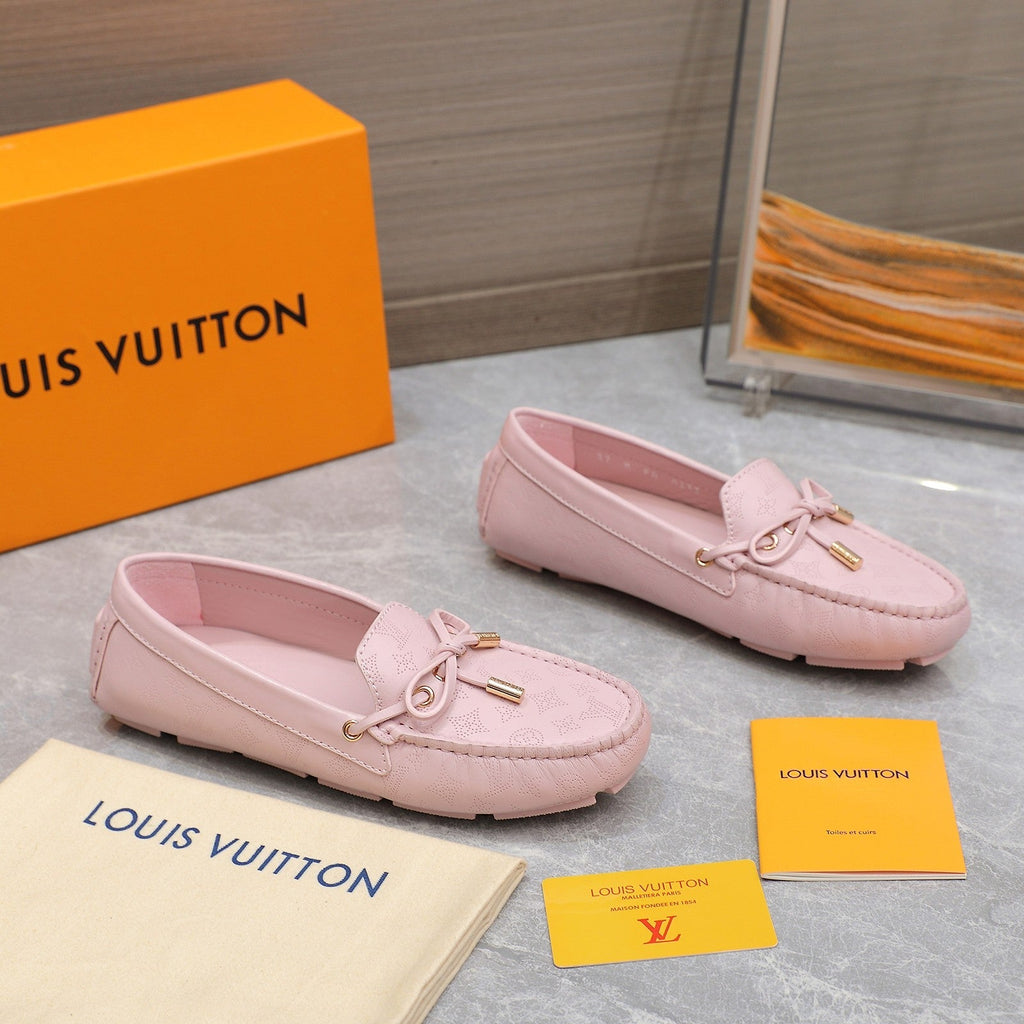 LV Gloria Loafer Pink Cowhide 600751