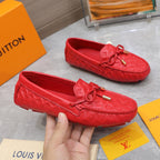 LV Gloria Loafer Red Rose Cowhide 600752