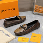 LV Gloria Loafer Brown Monogram Cowhide 600755