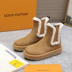 LV 26 Snow Boots Brown in Wool 600758