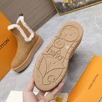 LV 26 Snow Boots Brown in Wool 600758