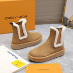 LV 26 Snow Boots Brown in Wool 600758
