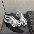 Chanel 26 Quilted Classic Sneaker Gray in Lambskin 602474