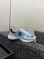 Chanel 26 Quilted Classic Sneaker Blue in Lambskin 602473