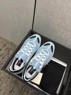 Chanel 26 Quilted Classic Sneaker Blue in Lambskin 602473