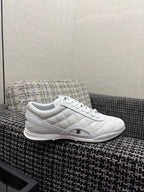 Chanel 26 Quilted Sneaker White in Lambskin 602471