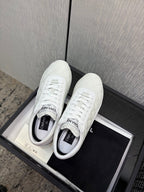 Chanel 26 Quilted Sneaker White in Lambskin 602471