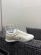 Chanel 26 Quilted Sneaker Beige in Lambskin 602469