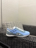 Chanel 26 Quilted Sneaker Blue in Lambskin 602468
