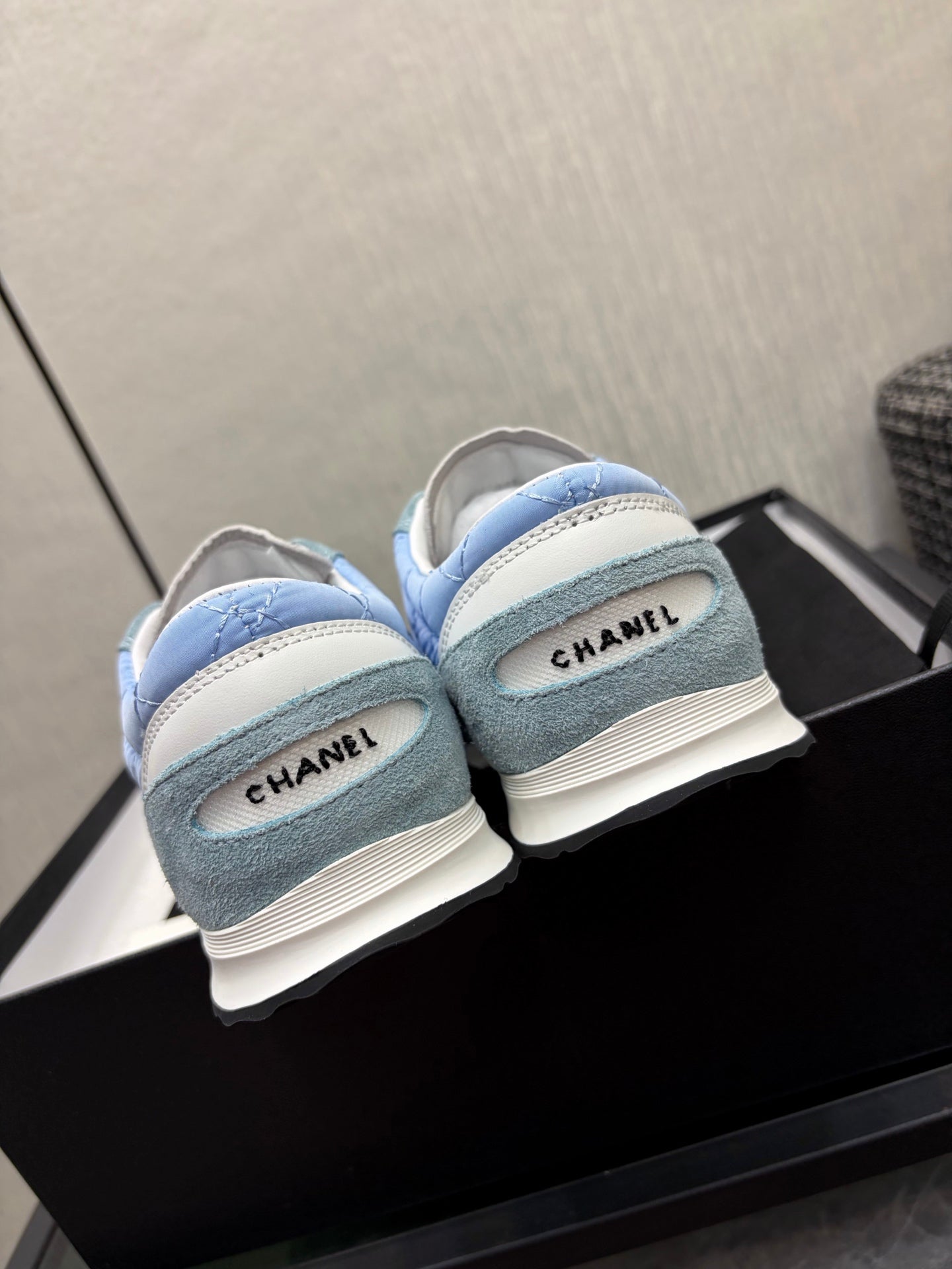 Chanel 26 Quilted Sneaker Blue in Lambskin 602468