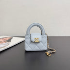 CC 26 Mini Kelly Bag 10 Blue in Sheepskin