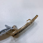 CC Women's Belt 2.0CM Sliver Metallic Calfskin Black Gold Buckle 195976