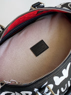 LV Speedy Bandoulière 30 Handbag Black in Monogram on Cowhide 278118