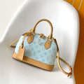 LV M28526 Alma BB Blue Monogram Canvas