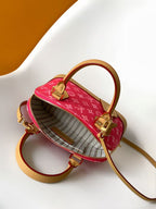 LV M28272 Alma BB Fuchsia Monogram Canvas