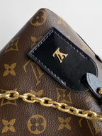 LV CarryAll BB Bag 26 Brown Monogram Canvas with Fur Trim 278094