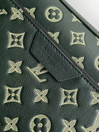 TRIO MESSENGER 25 IN GREEN MONOGRAM SHADOW CALFSKIN