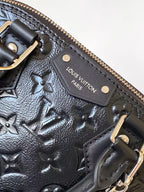 LV Alma BB Bag 22 Chain and S-lock Clasp Black in Cowhide 278079