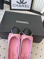CC Ballet Flats Pink in Cowhide 611701