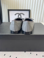 CC Ballet Flats Gray in Cowhide 611700