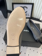 CC Ballet Flats Gray in Cowhide 611700