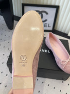 CC Ballet Flats Pink in Suede 611696