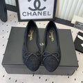 CC Ballet Flats Black in Suede 611695