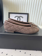 CC Ballet Flats Brown in Suede 611694