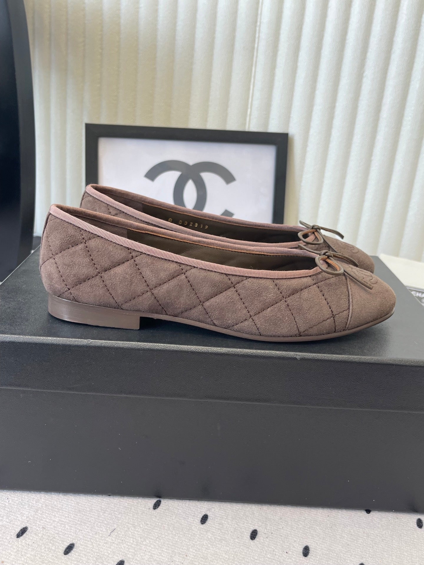 CC Ballet Flats Brown in Suede 611694