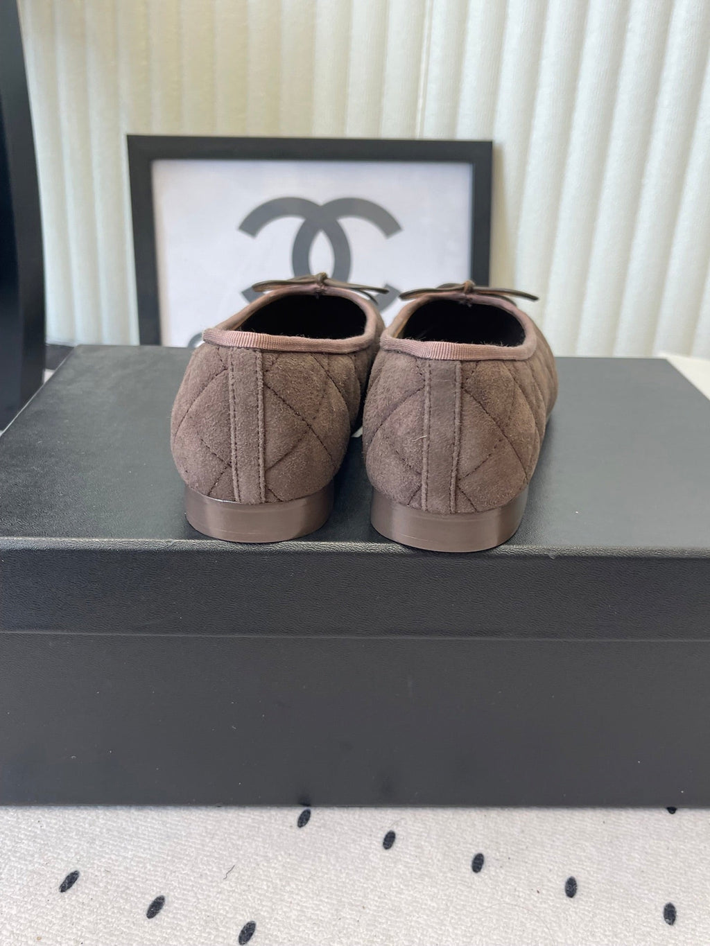 CC Ballet Flats Brown in Suede 611694
